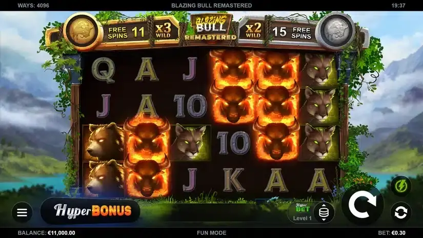 Xmas Lightning slot screenshot 