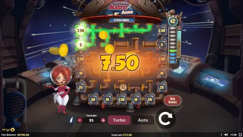 Astro Anna slot screenshot 6