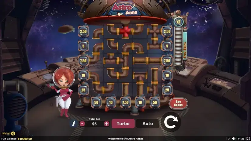 Astro Anna slot screenshot 1