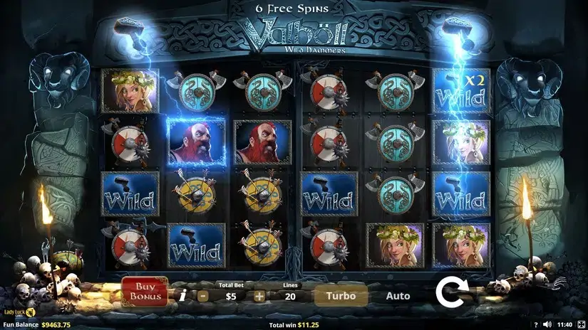 Valholl: Wild Hammers slot screenshot 6