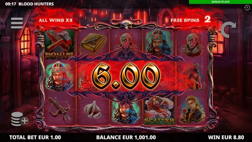 Blood Hunters slot screenshot 4
