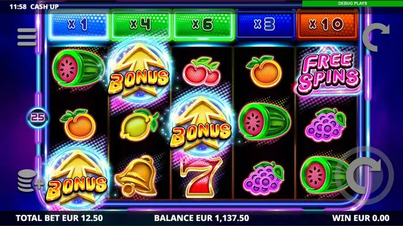 Cash Up slot screenshot 3