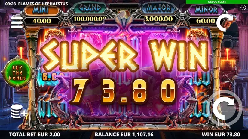 Flames of Hephaestus slot screenshot 4