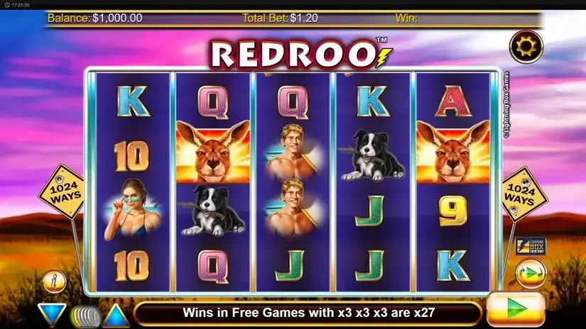 RedRoo slot screenshot 1
