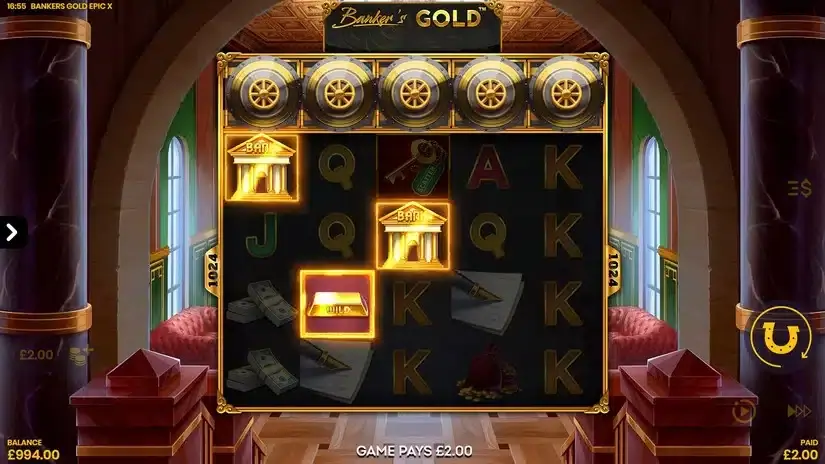 Banker’s Gold Epic X slot screenshot 3