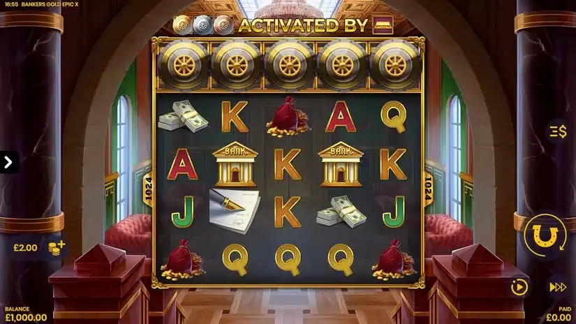 Banker’s Gold Epic X slot screenshot 1