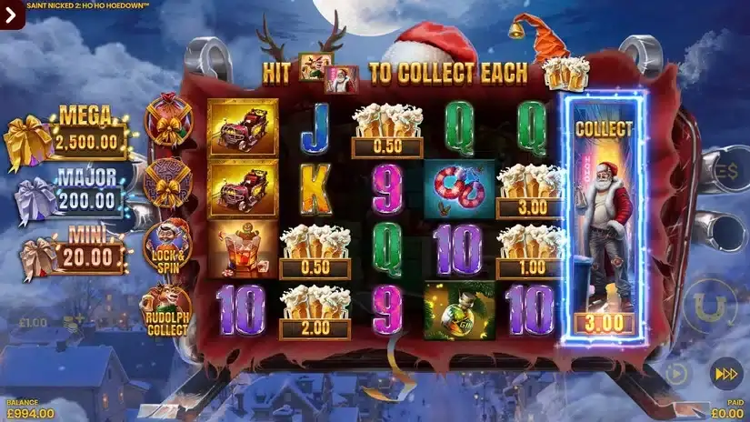 Saint Nicked 2 slot screenshot 4