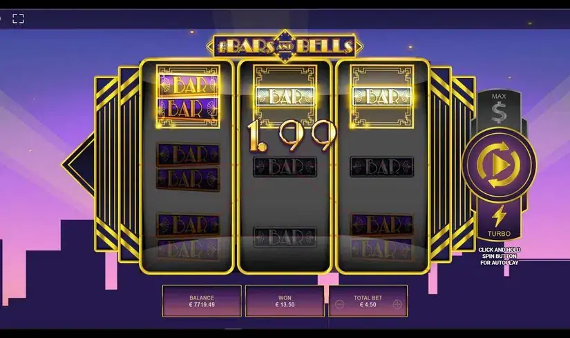 #Bars And Bells slot screenshot 3