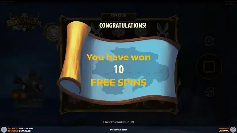 Buccaneer Royale slot screenshot 2