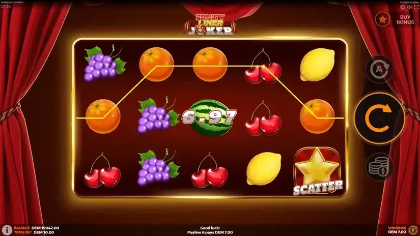 Fruityliner Joker slot screenshot 3