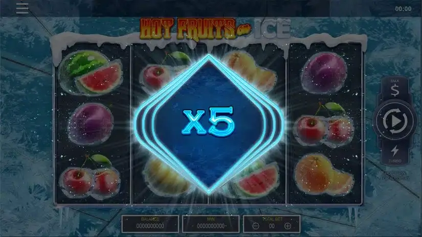 Hot Fruits on Ice slot screenshot