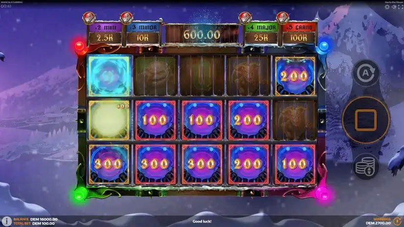 Santa the Slayer slot screenshot 4