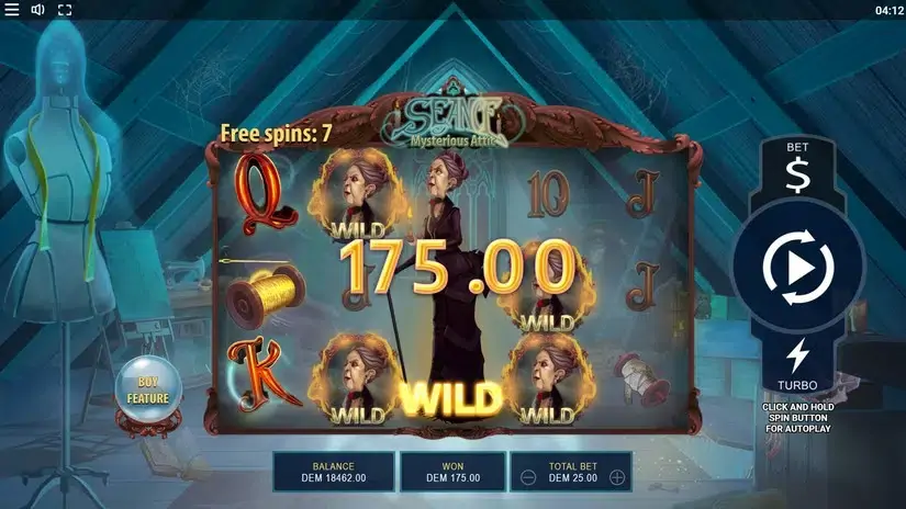 Seance: Mysterious Attic slot screenshot 5