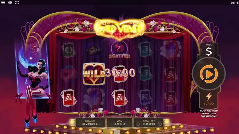 Wild Velvet slot screenshot 3