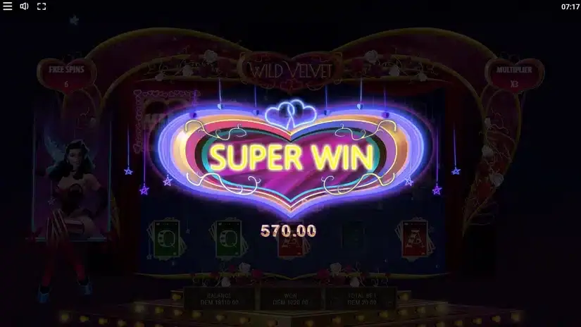 Wild Velvet slot screenshot 6