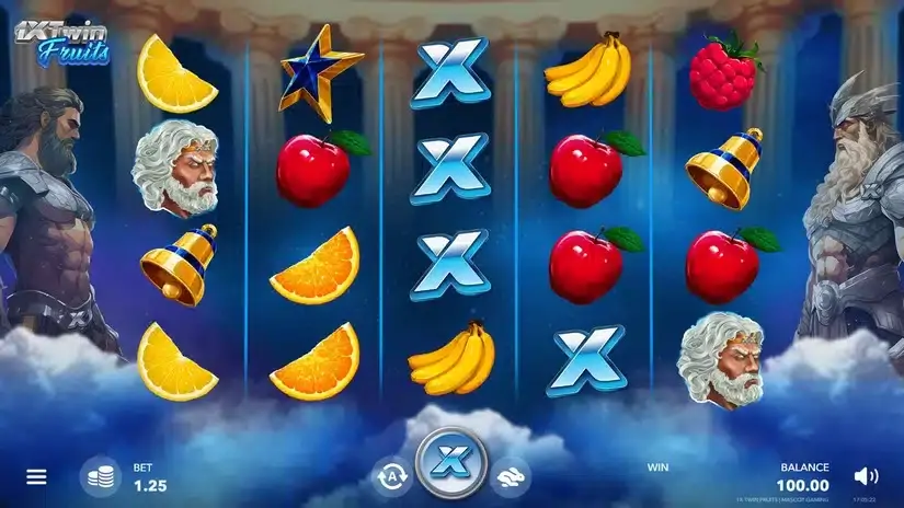 1X Twin Fruits slot screenshot 1