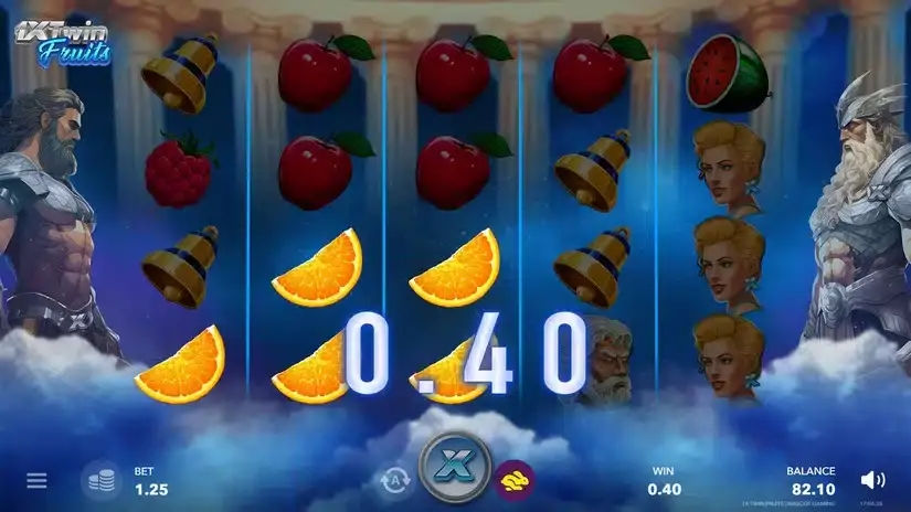 1X Twin Fruits slot screenshot 4