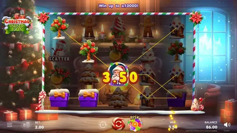 Christmas Infinite Gifts slot screenshot 2