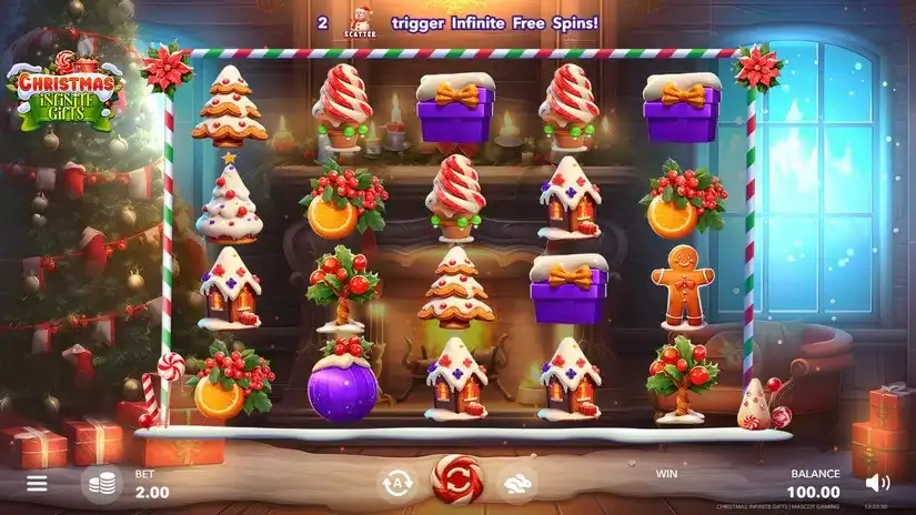 Christmas Infinite Gifts slot screenshot 1