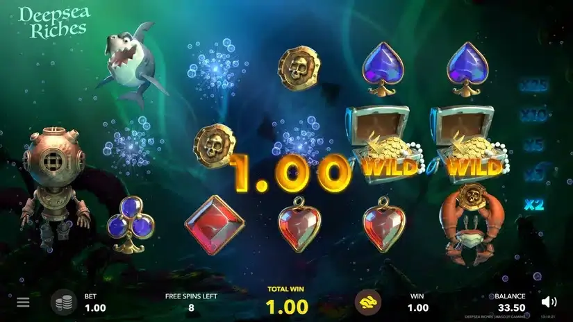 Deepsea Riches slot screenshot 3