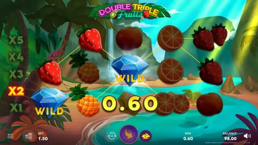 Double Triple Fruit slot screenshot 4