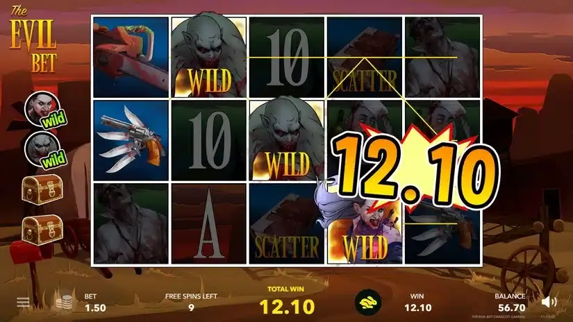 Evil Bet slot screenshot 5