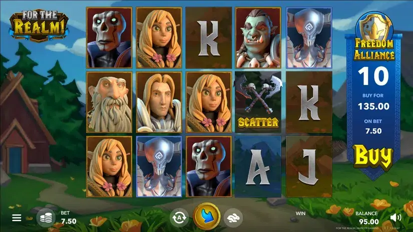 For The Realm slot screenshot 1