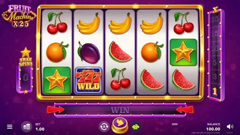 Fruit Machine x25 slot screenshot 1