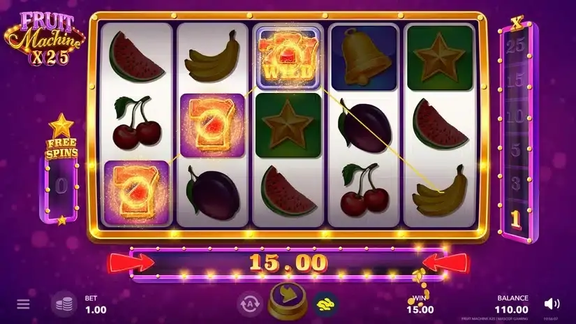 Fruit Machine x25 slot screenshot 4