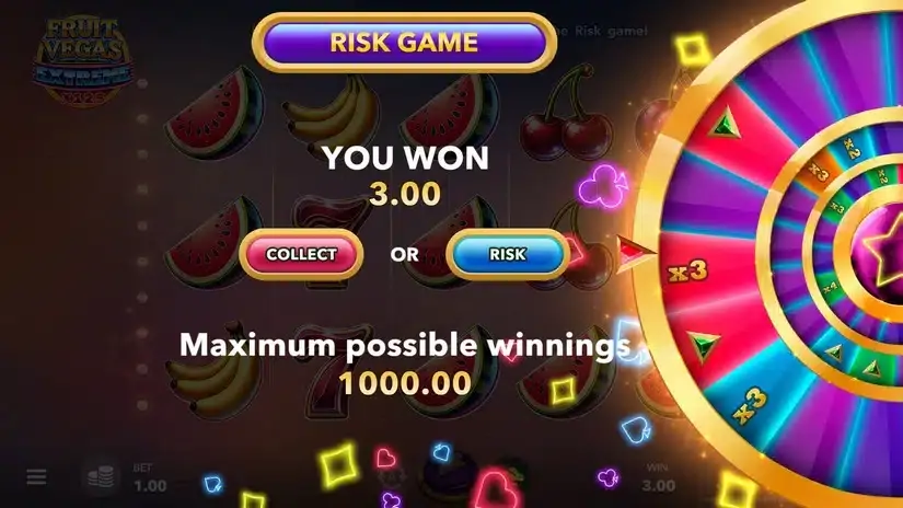 Fruit Vegas Extreme x125 slot screenshot 3