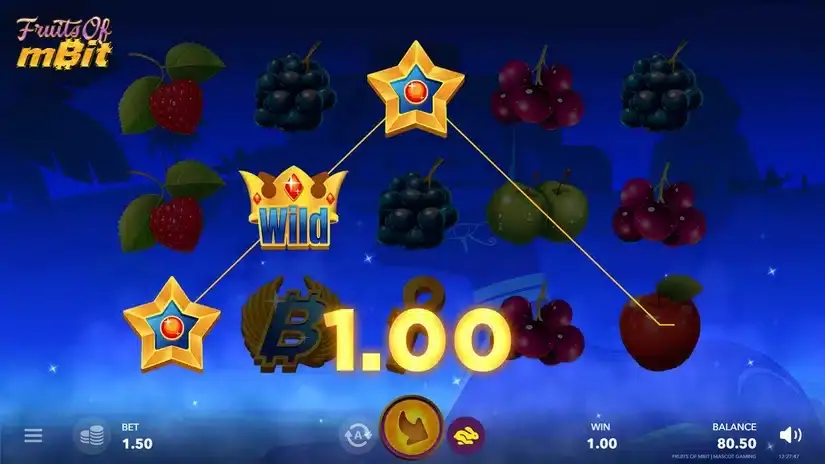 Fruits of Mbit slot screenshot 4