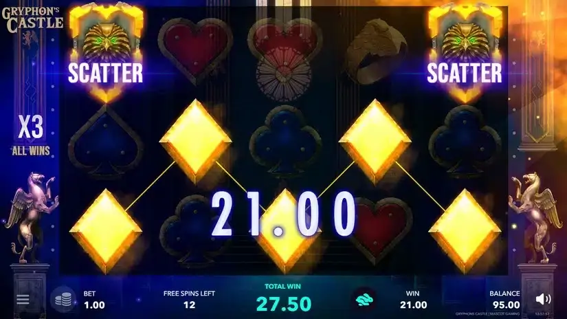 Gryphon’s Castle slot screenshot 5