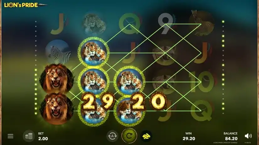 Lion’s Pride slot screenshot 4