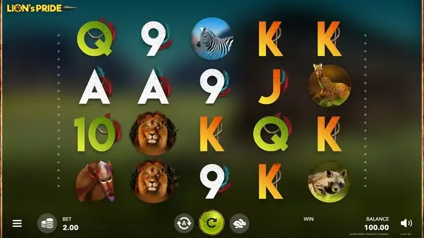 Lion’s Pride slot screenshot 1