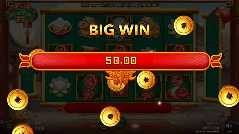 Lucky Year 25 slot screenshot 4