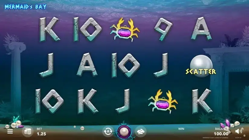 Mermaid’s Bay slot screenshot 1