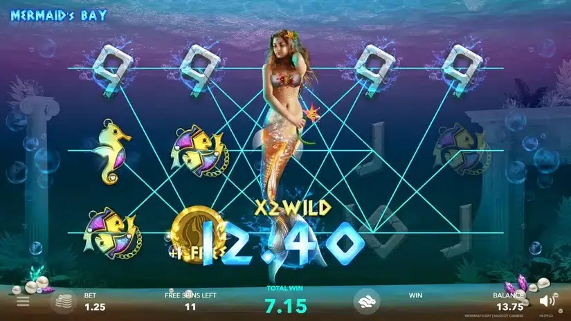 Mermaid’s Bay slot screenshot 4