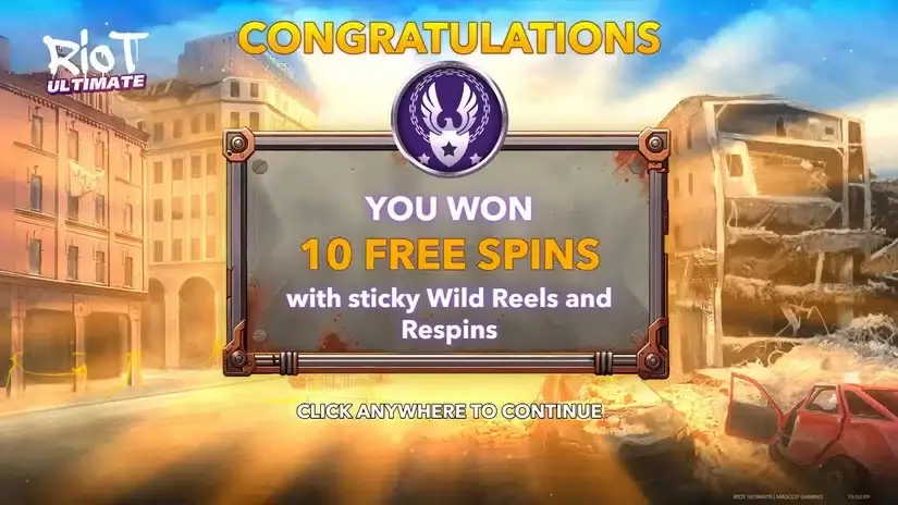 Riot Ultimate slot screenshot 2