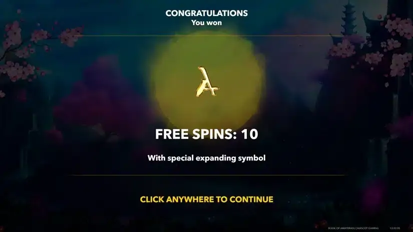 The Book of Amaterasu slot screenshot 2