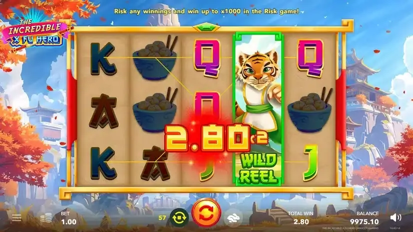 The Incredible X Fu Hero slot screenshot
