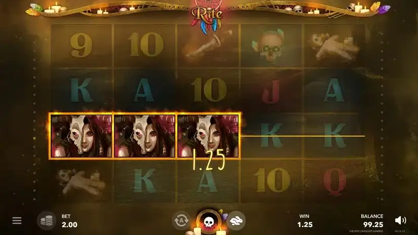 The Rite slot screenshot 2