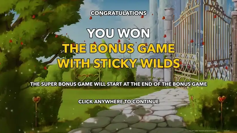 Trump Card Queen slot screenshot 3