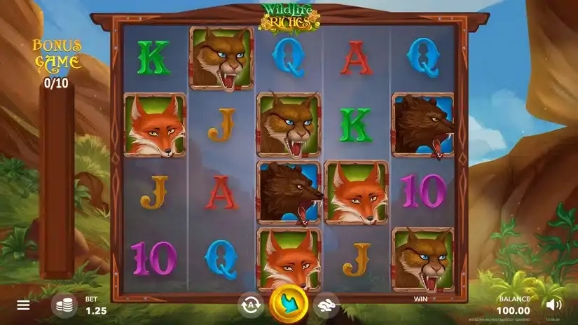 Wildlife Riches slot screenshot 1