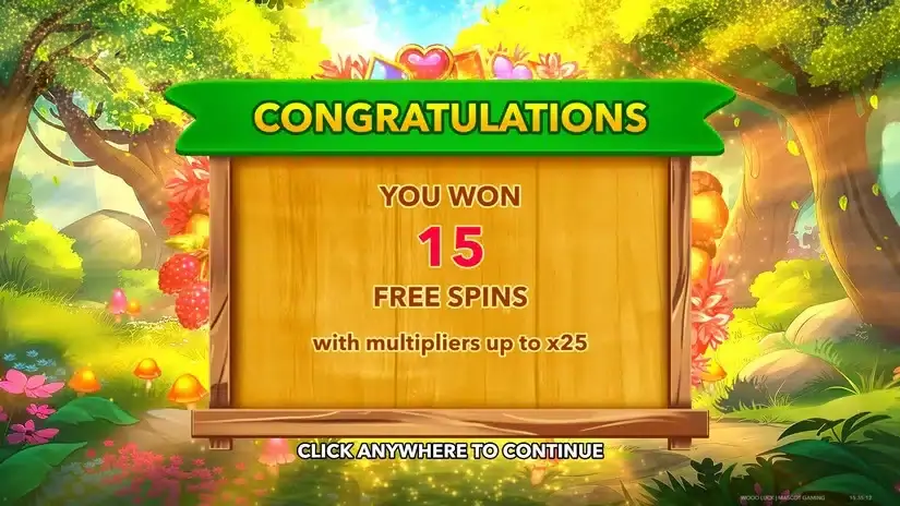 Wood Luck slot screenshot 2