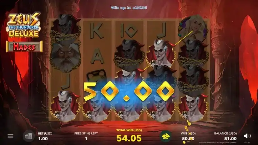 Zeus the Thunderer Deluxe slot screenshot 5