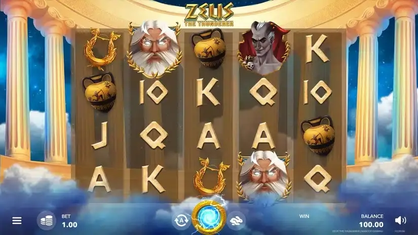Zeus the Thunderer slot screenshot 1