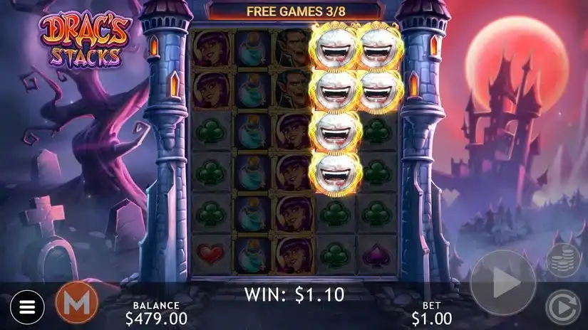 Drac’s Stacks slot screenshot 4