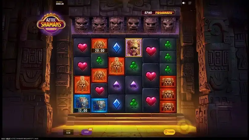 Aztec Shamans Megaways slot screenshot
