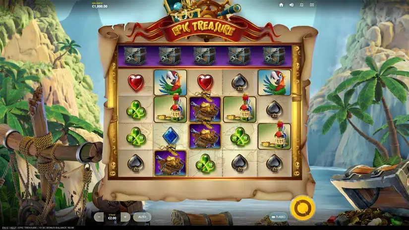 Epic Treasure slot screenshot 1