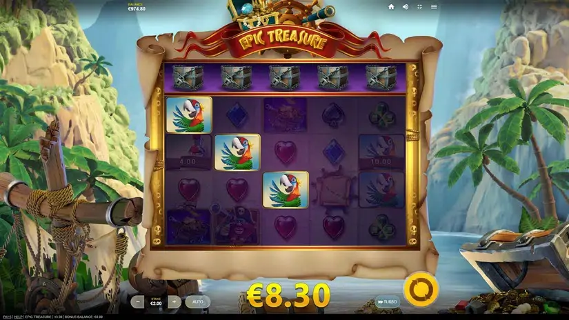 Epic Treasure slot screenshot 3